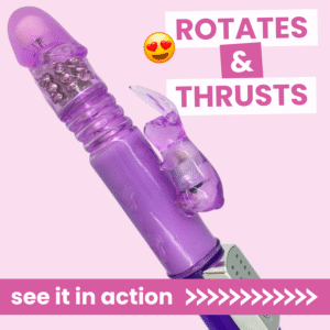Thrusting Stroking Rabbit Vibrator