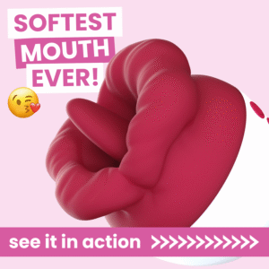 Flaming Red Lips Self-Motion Flickering Tongue Clit Stimulator