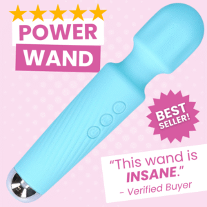 High-Power Silicone Wand Vibrator (Intense Vibrations!)